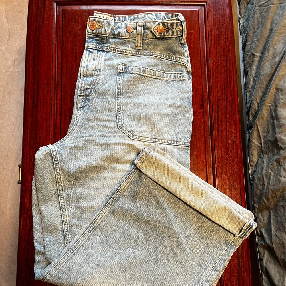 Free People Palmer Cuffed Jeans